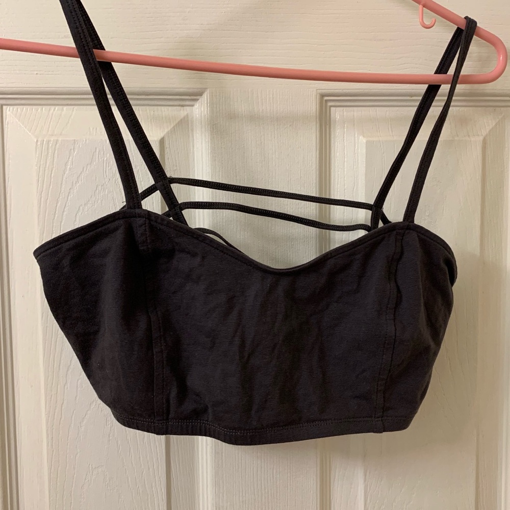Dark Grey Bralette, Express One Eleven